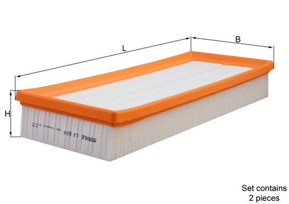 LÉGSZŰRŐ BETÉT (2DB) MB MB W203,211,164,220 98-